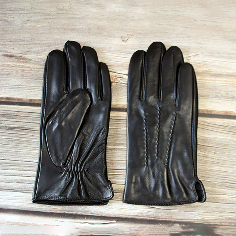 Leather Driving Glove - Autumn Thin Sheepskin Leather Gloves Men's