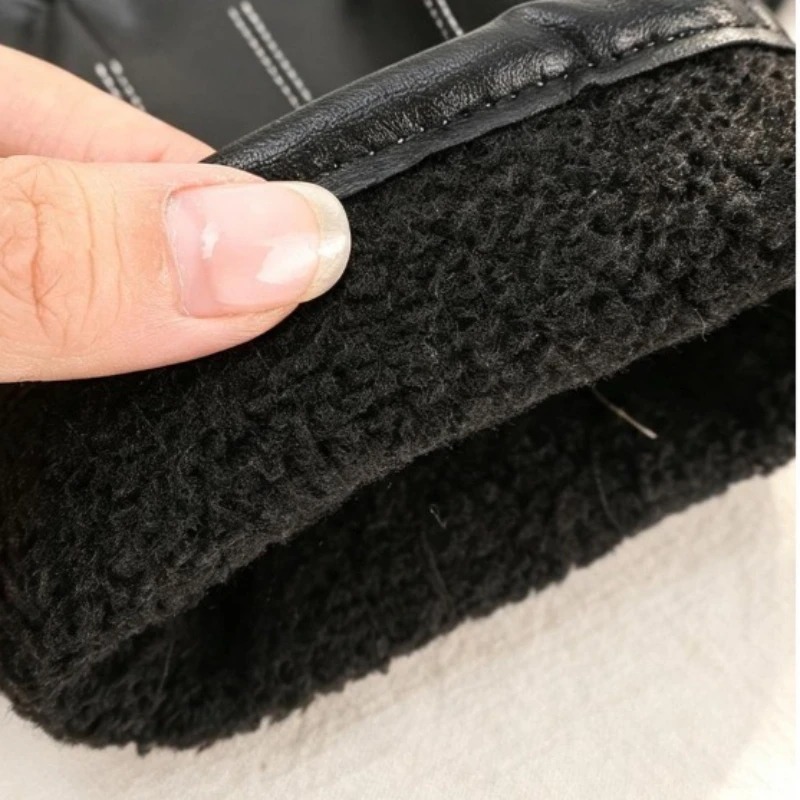 1/2Pairs Winter Faux Leather G - Leather Driving Glove ulasan dan harga