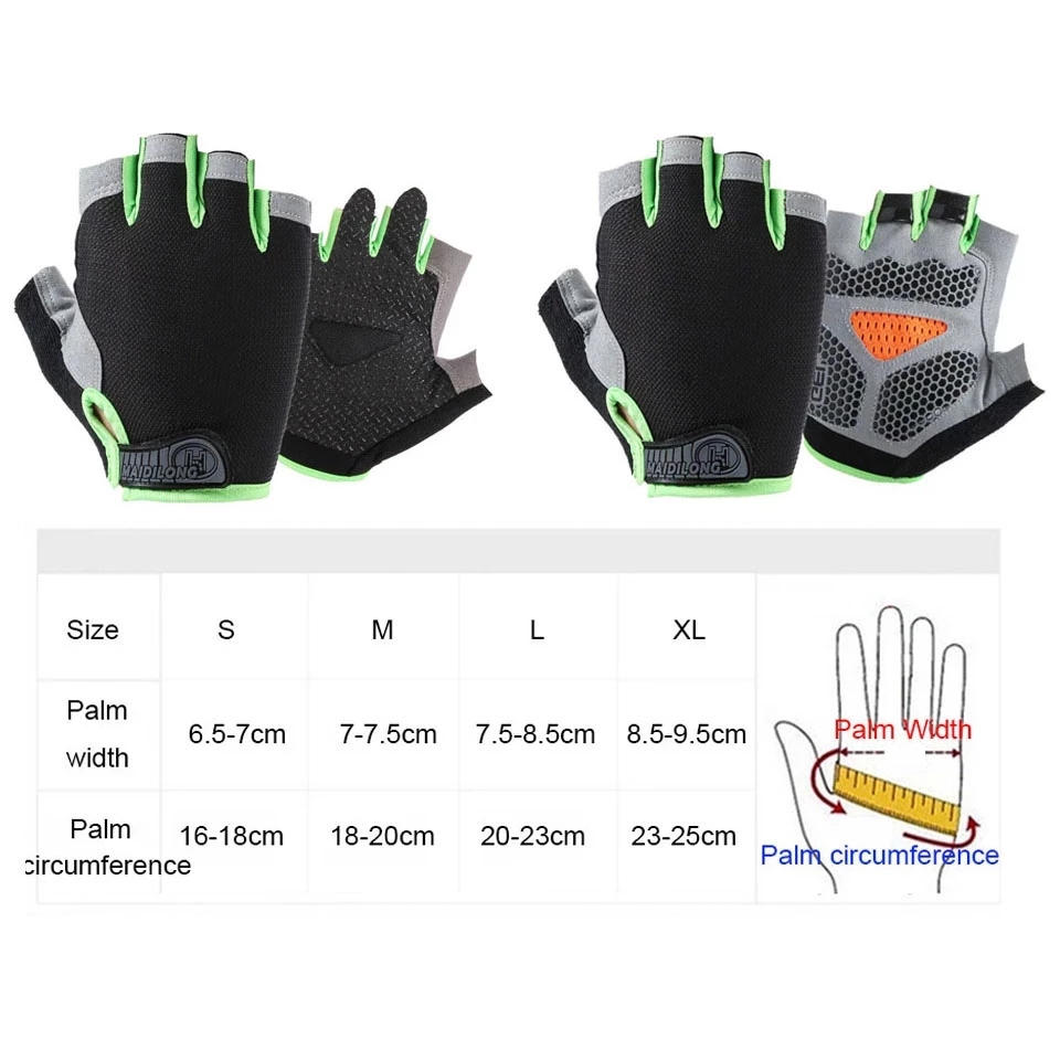 Professional Non-Slip Breathab - Cycling Glove Padded ulasan dan harga
