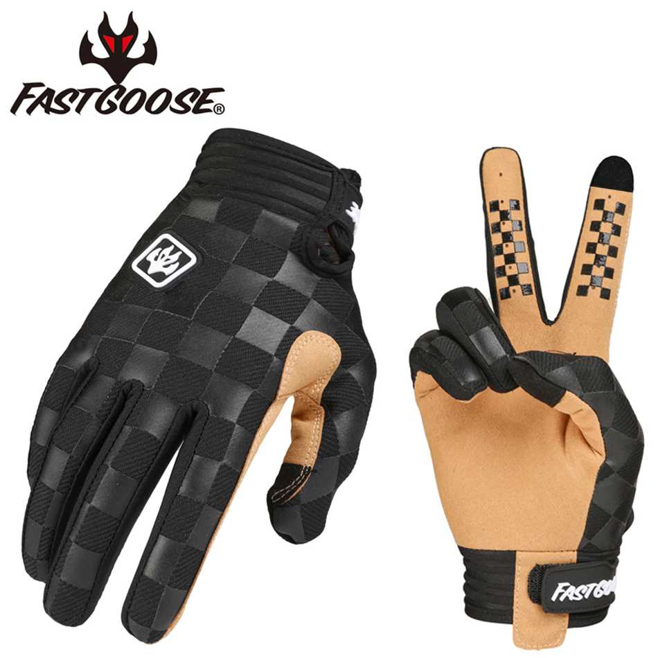 FASTGOOSE Retro Rider Motocros - Cycling Glove Padded ulasan dan harga