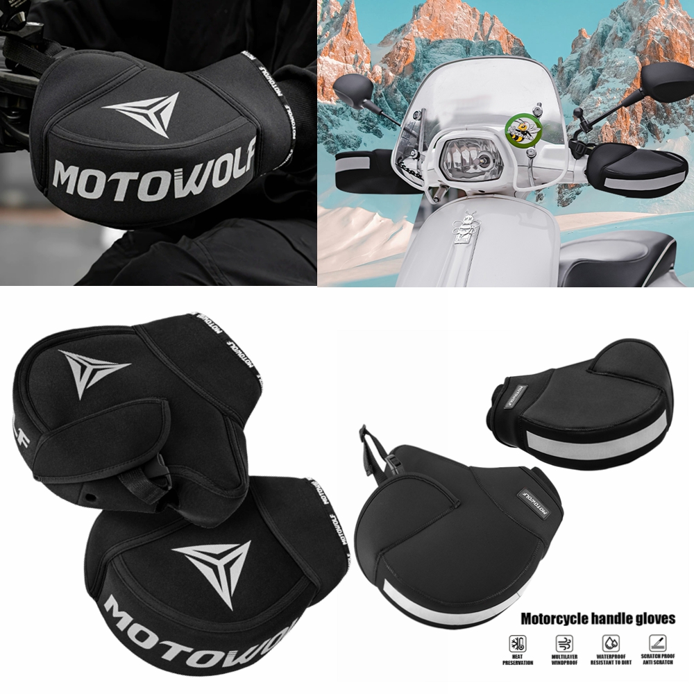 Motorcycle Thick Warm Handleba - Heat Resistant Glove ulasan dan harga
