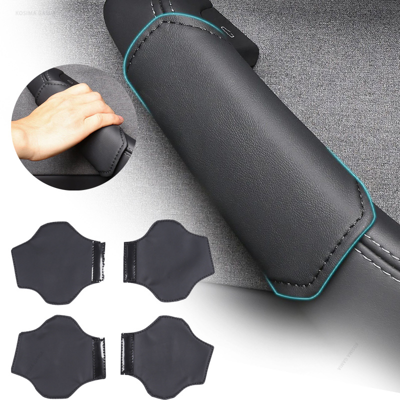 Car Interior Door Handle Glove - Leather Driving Glove ulasan dan harga