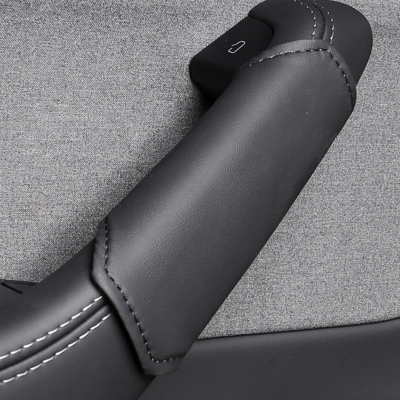 Car Interior Door Handle Glove - Leather Driving Glove ulasan dan harga