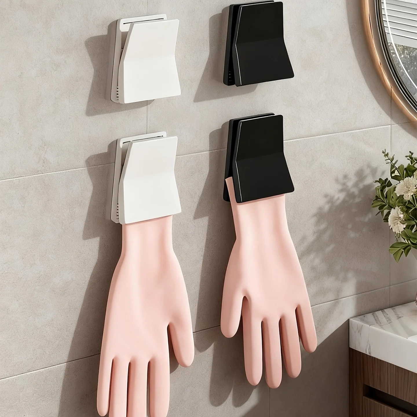Kitchen Rubber Glove Holder Di - Dish Glove Rubber ulasan dan harga