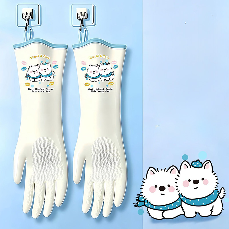 Nitrile Dishwashing Gloves Thi - Dish Glove Rubber ulasan dan harga